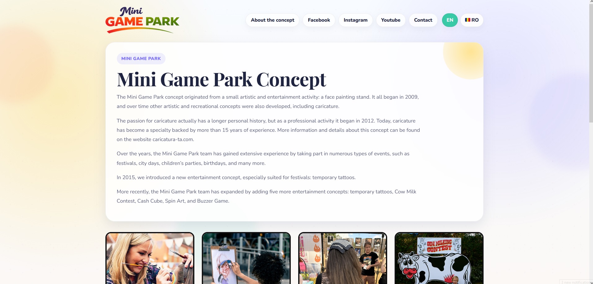 Screenshot Mini Game Park